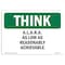 Signmission OSHA, A.L.A.R.A. As Low As Reasonably Achievable, 14in X 10in Rigid Plastic, OS-TS-P-1014-L-11795 OS-TS-P-1014-L-11795 - alternate 1